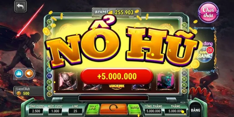 Game nổ hũ trực tuyến với đồ họa cực bắt mắt